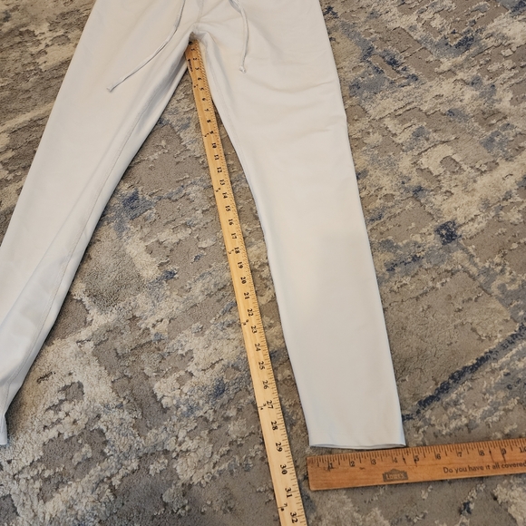 Year Of Ours Bone White Leggings Lace Up Front Ties Size XL Off White Revolve - Picture 12 of 15